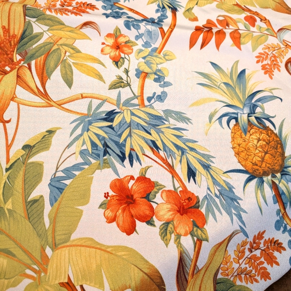 Tommy Bahama Tablecloth Tropical Floral Print Fabric